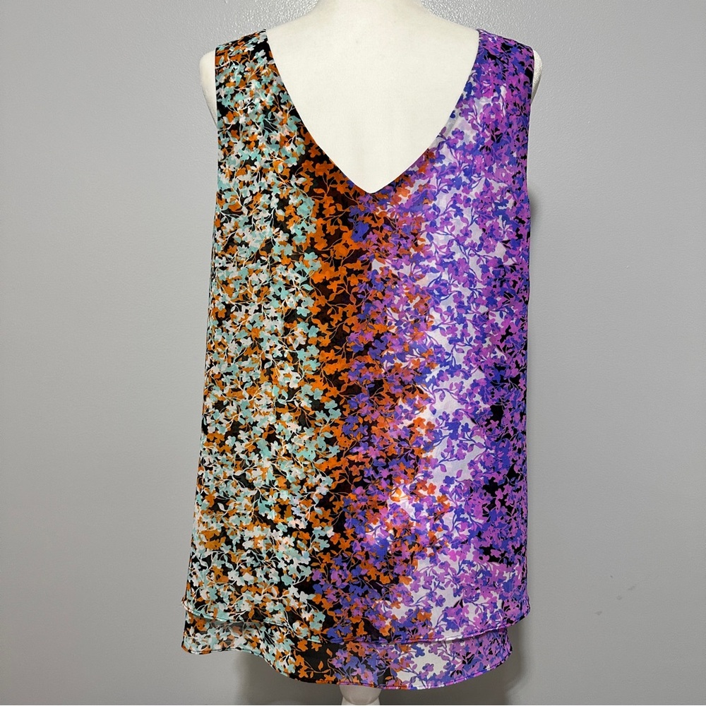 Cabi colorful floral tank. Size XL